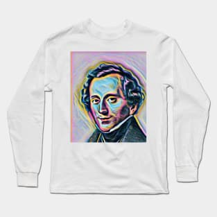 Felix Mendelssohn Portrait | Felix Mendelssohn Artwork 9 Long Sleeve T-Shirt